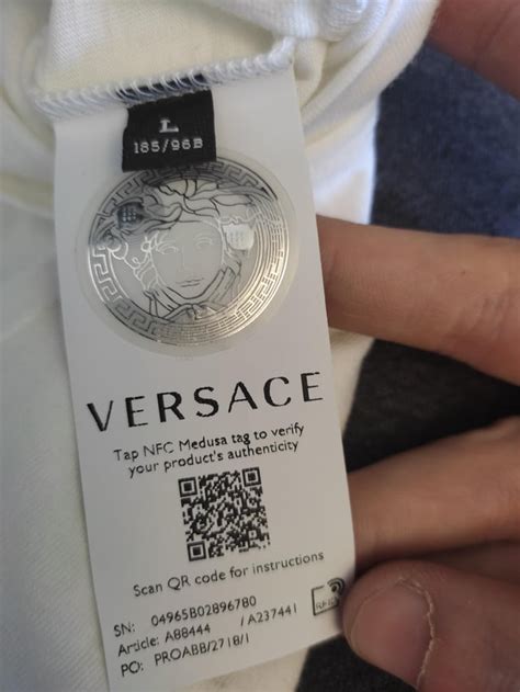 check versace code|Versace certilogo code.